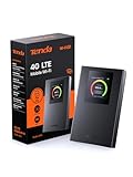Tenda Mobiler WLAN Router mit LCD-Anzeige, Wi-Fi 6 Tragbarer Hotspot,...