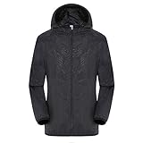 Regenanzug Herren, Fahrrad Regenjacke Herren Wasserdicht Sonnenschutz...