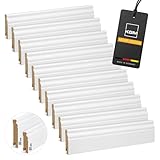 Vorteilspack KGM Hamburger Sockelleiste ECO Altberliner Profil – Weiß...