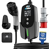 EVDANCE Mobile Wallbox/Ladestation 11kW [3-phasig|7.8m|6-16A] Typ 2...