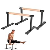 Parallettes, Großer Push Up Bar & & Dip Barren, Liegestützgriffe Holz...