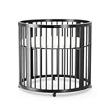 Deryan Willow Spielbox rund – Holz Laufstall für Babys – Inkl....