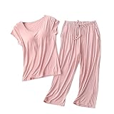 Damen-Pyjama-Set – Elegante Sommer-Damen-Nachtwäsche, 2-teilige...