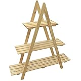 Blumenregal Blumenpyramide Pflanzenpyramide Blumenständer Holzregal...