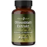 Olivenblattextrakt Kapseln hochdosiert - 120 Kapseln mit 750 mg pro Tag -...