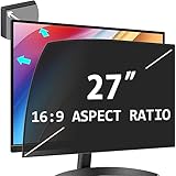 PYS 27 Zoll Blickschutzfolie für 16:9 Ultra-Slim Bezel Monitor...