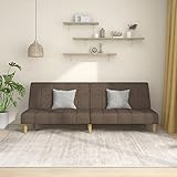 Homgoday Schlafsofa 2-Sitzer Klappsofa mit Schlaffunktion Bettcouch...