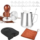 Atliberswo Kaffee Tamper 51mm Set, Espresso Tamper Zubehör mit 350ml...