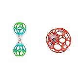 Bright Starts, Oball, Greifling Ball Rassel Spielzeug für unterwegs &...