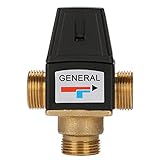 Boaby Thermostatic Mixing Valve, Solar Water Heater 3-Way DN20(G3/4)...