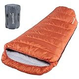 Skandika Schlafsack Vegas | XXL Mumienschlafsack mit Polycotton...