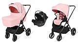 BabyVoyage 3 in 1 Kinderwagen für Neugeborene bis Kleinkind, Kinderwagen...