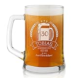 Maverton Bierkrug mit Gravur - Personalisierte Geschenke Männer - 500 ml -...