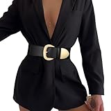 WHIPPY Damen Breiter Gürtel Taillengürtel Stretch für Kleid Elastischer...