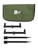 Zite Fishing Ruten-Auflagen Set - Teleskop Bank-Sticks 30-50cm &...