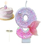 ETUCYNG Geburtstagskerzen, glitzernde Geburtstagskuchen, Zahlenkerzen,...