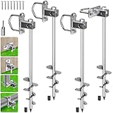 BeneLabel 76cm Zeltheringe, Schwerlast Erdanker Bodenanker mit Fester Ring,...