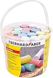 Eberhard Faber 526512 - Straßenmalkreiden in 6 leuchtenden Farben, Eimer...