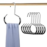 6 Teiliges Schalhalter,Gürtelhalter für den Kleiderschrank,rutschfeste...