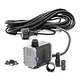 SunSun CHJ-500-10 ECO Teichpumpe 500 l/h / 7 W, energiesparende...