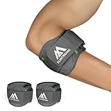 flintronic Leichte Ellenbogenbandage Dunkelgrau