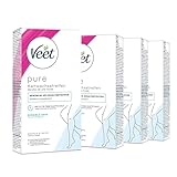 Veet PURE Kaltwachsstreifen mit Easy-Gelwax Technologie - Geeignet für...