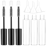 3 Stück 10 ml Mascara Leerrohr mit Wimpernstab Leere Wimpernbürste mit...