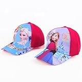 Luchild Baseballcap Mädchen 2 Stücke Frozen Cap Sonnenhut Mädchen Sommer...