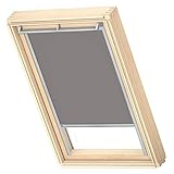 VELUX Original Dachfenster Verdunkelungsrollo für SK08, Grau, mit Grauer...