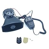 KATSU Auto Sirene 7 Ton 12V 100W Hupen Signalhörner mit Mikrofon,...