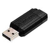 Verbatim PinStripe USB-Stick 16GB, USB 2.0, USB Speicherstick, für Laptop...