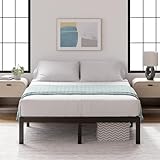 Zinus Yelena Bett 140x200 cm - Höhe 36 cm mit Stauraum unter dem Bett -...