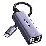 UGREEN Ethernet Gigabit Adapter, Thunderbolt USB C auf RJ45 Netzwerk LAN...