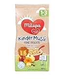 Milupa Kindermüsli Feine Früchte – Getreide Frühstück Müsli von 1...