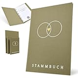 Hochzeitideal Stammbuch zur Hochzeit – A4 in Sandbraun – Nr. 194 Serie...