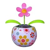 Wackelfigur Blume, Solar Tanzende Blume Solarblume Wackelfigur Wackelblume...