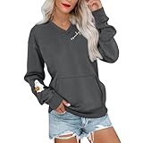 Generisch Sweatshirt Damen Sweatshirt Damen Oversized Pullover Pullover...