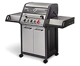 Enders® Gasgrill MONROE PRO 3 SIK TURBO, 3-Edelstahlbrenner, Seitenkocher,...