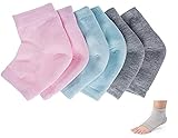 3 Paar Gel Fersen Socken,Feuchtigkeitsspendende Socken Weiche Lüften Gel...