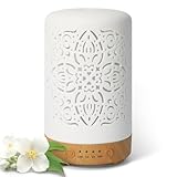 Earnest Living Aroma Diffuser für Ätherische Öle 100 ml - Weißer...