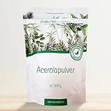 VivaNutria Acerola Pulver 500g I natürliches Vitamin C Pulver als Acerola...