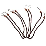 UTHCLO 4 Stück Teiliges Vorhang Raffband aus Robustem Oxford Rustikale...