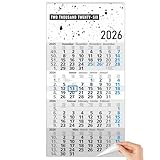 TOBJA 4 Monatskalender 2026 Wandkalender – 4-Monatsübersicht mit...