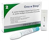 One+Step Helicobacter Pylori Schnelltest 2 Stück I Darmkrebs Vorsorgetest...