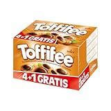 Toffifee 4+1 Gratis – 1 x 625 g – Haselnuss in Karamell, Nougatcreme...