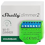 Shelly Dimmer 2, Intelligenter Wlan Dimmer, Kein Neutralleiter nötig,...