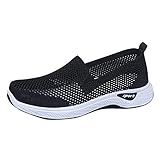 Damen Schuhe Laufschuhe Atmungsaktive Schnürschuhe für Damen, flache...