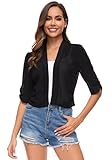 Famrrifuu Bolero Damen Chiffon Festlich Schulterjacke Halbarm Elegant Kurze...