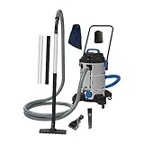 AquaForte Teichsauger Pro 1200 Watt, Ausgestattet mit Tauchpumpe, 2,5 Meter...