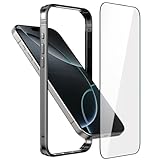 Metall Bumper Case für iPhone 16 Pro, Aluminium Rahmen Slim Case [weicher...